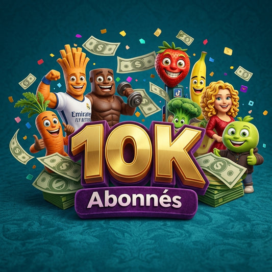 Compte Tiktok 10 000 Abonnés (Monétisé)